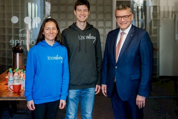 Besuch des Start-ups Knowlestry