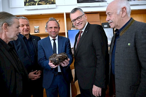 Förderbescheid für Neubau der Reptilienauffangstation