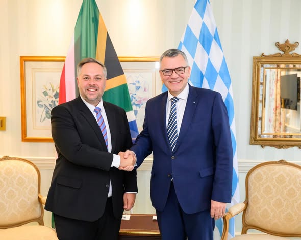 Gespräch mit Dr. Leon Schreiber, Minister of Home Affairs for the Republic of South Africa