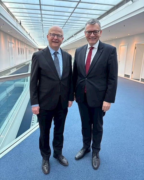 Austausch mit Michael Theurer, Vorstandsmitglied der Deutschen Bundesbank