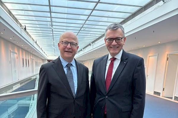 Austausch mit Michael Theurer, Vorstandsmitglied der Deutschen Bundesbank