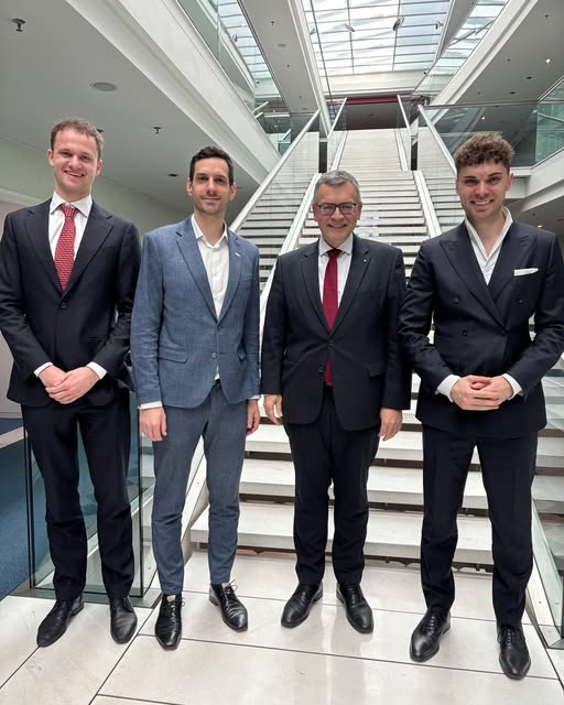 Austausch mit Dr. David Löbl, Maximilian Oligschläger und Benedikt Albertsen, der eRC-System GmbH