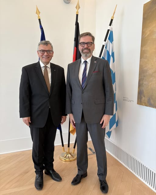 Antrittsbesuch des österreichischen Generalkonsuls Adalbert Bicserdy