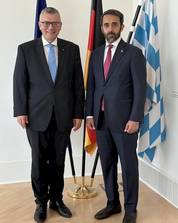Antrittsbesuch des neuen Generalkonsuls von Katar Sauod Al-Binali