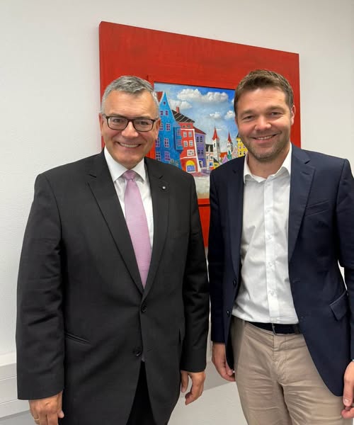 Antrittsbesuch bei Max Mader, 1. Bürgermeister von Moosburg a.d. Isar