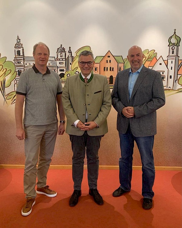 Antrittsbesuch bei Holger Nick, Bürgermeister von Au in der Hallertau