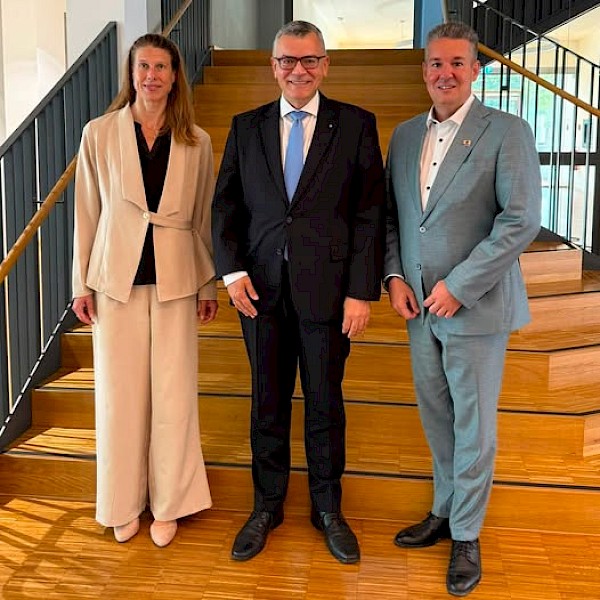 Antrittsbesuch bei Michael Steigerwald, 1. Bürgermeister von Eching