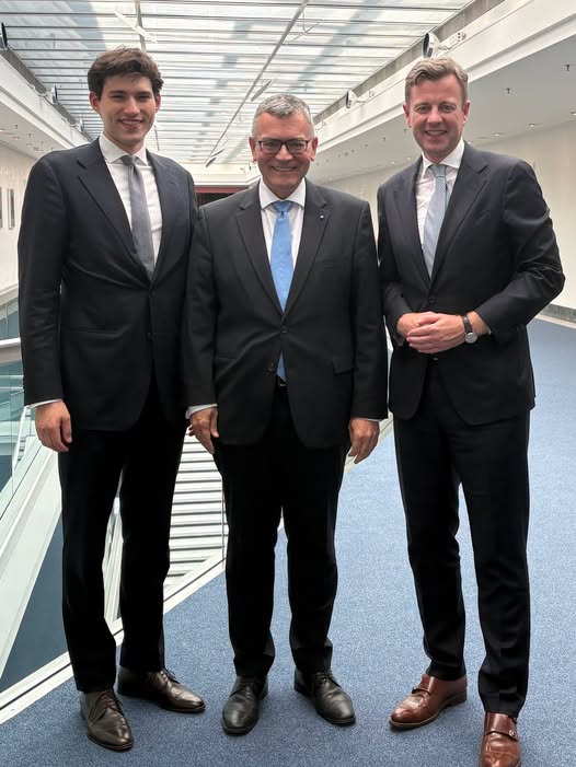 Gespräch mit Landrat Dr. Oliver Bär und Kristan Freiherr von Waldenfels, MdL,