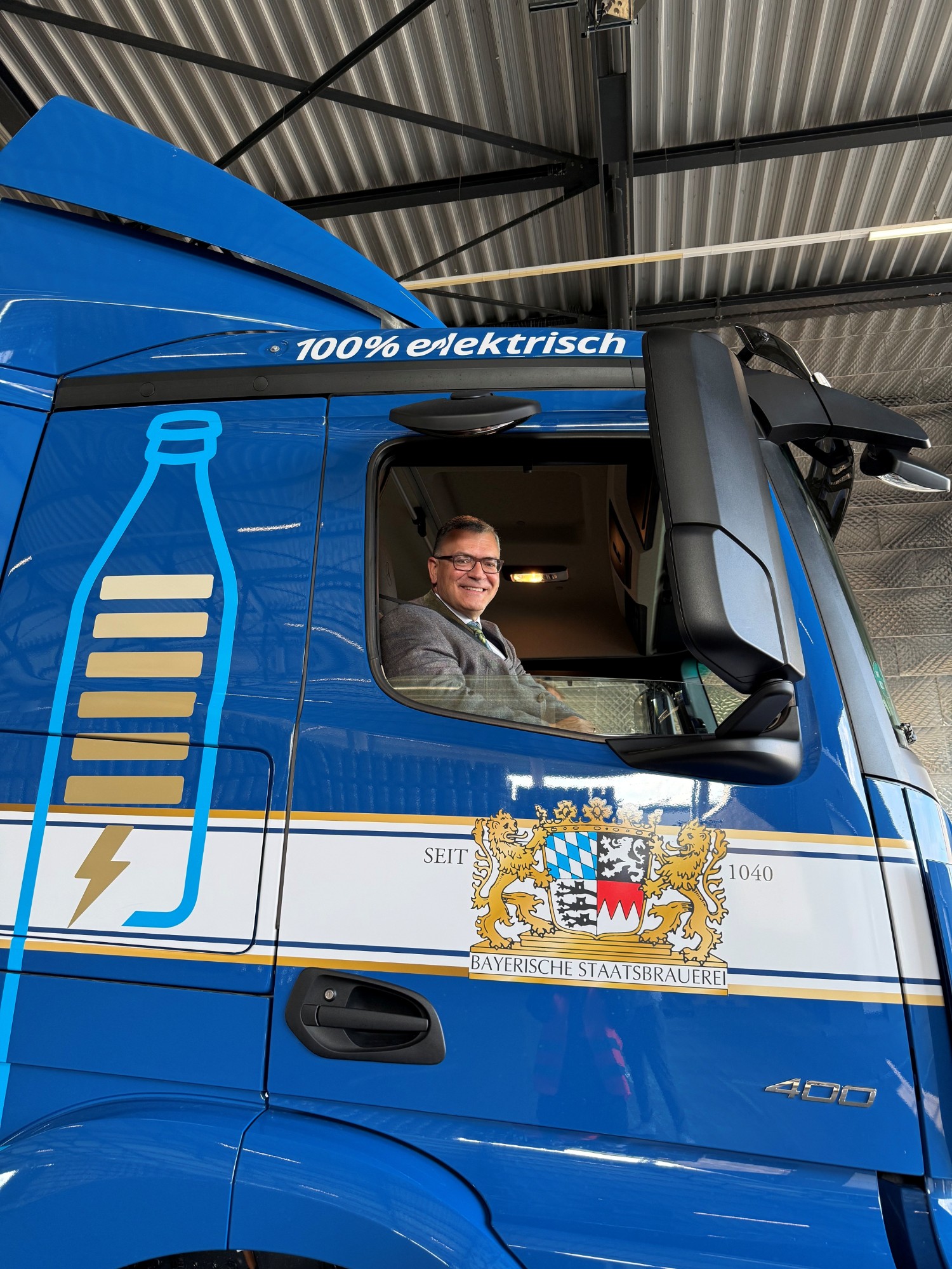 Besichtigung der Ladeinfrastruktur der Brauerei Weihenstephan