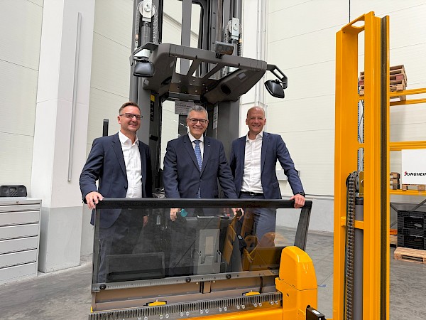 Besuch bei der Firma Jungheinrich in Moosburg