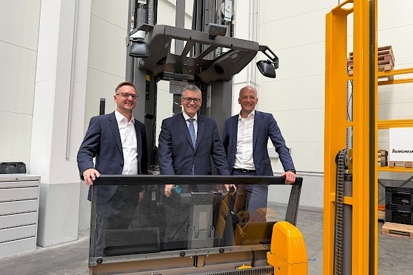 Besuch bei der Firma Jungheinrich in Moosburg