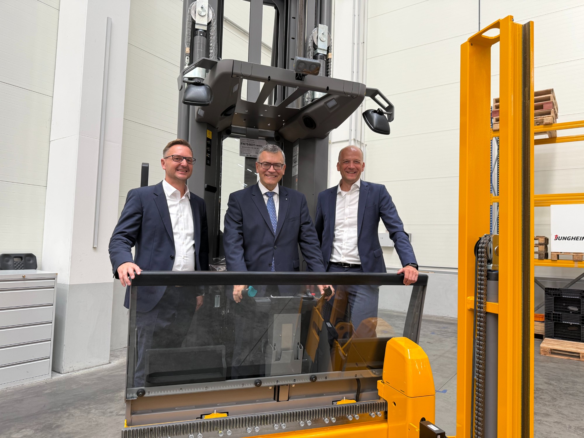 Besuch bei der Firma Jungheinrich in Moosburg