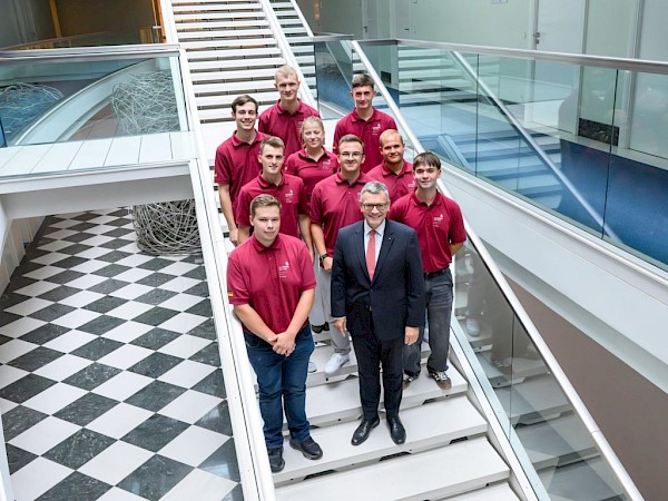 Empfang der bayerischen Mitglieder des WorldSkills-Teams