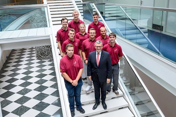 Empfang der bayerischen Mitglieder des WorldSkills-Teams