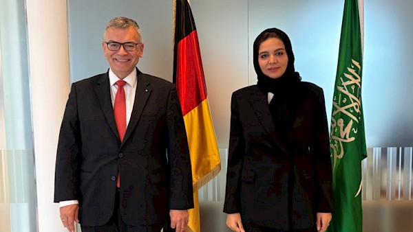 Gespräch in der Botschaft Saudi Arabiens in Berlin