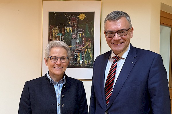Antrittsbesuch bei Petra Horneber, Bürgermeisterin von Kranzberg