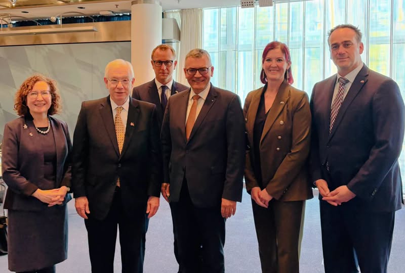 Austausch mit Francis Scarpaleggia, Speaker des kanadischen Unterhauses (House of Commons)