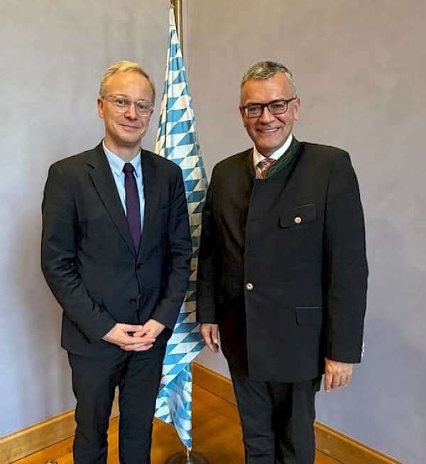 Austausch mit Conrad Häßler, PSK-Botschafter Deutschlands in Brüssel