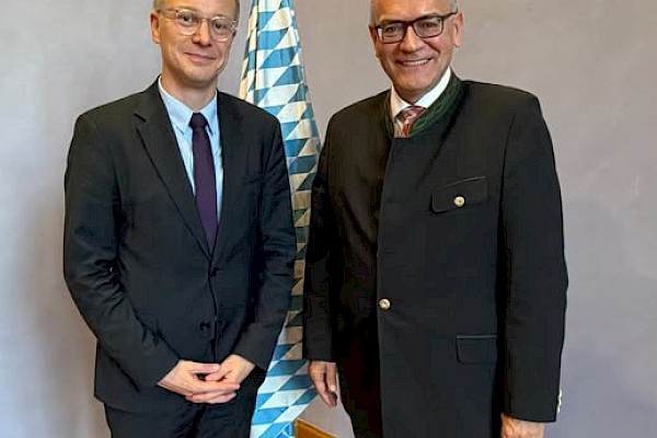 Austausch mit Conrad Häßler, PSK-Botschafter Deutschlands in Brüssel